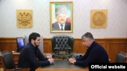 Мэр Ростова-на-Дону Алексей Логвиненко с главой Грозного Хас-Магомедом Кадыровым