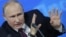 RUSSIA -- Russian President Vladimir Putin gestures during his annual news conference in Moscow, December 20, 2018