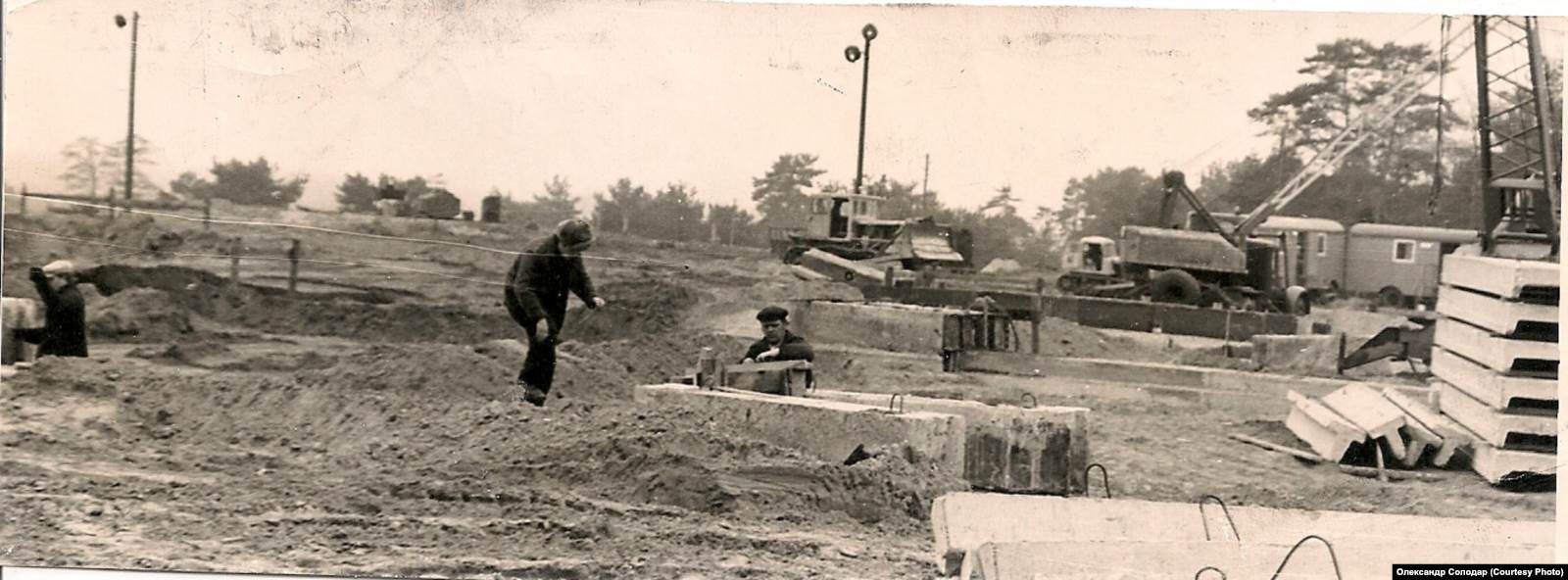  Строительство Чигиринской ГРЭС, личный архив Александра Солодара