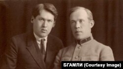 Владимир с братом Вячеславом в Москве, 1926 год