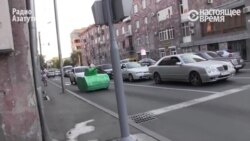 Картонный танк напугал службу безопасности