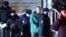 Алексей Навальный после решения суда о его аресте. Январь, 2021 год