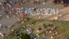 Belarus - Peaceful rally in memory of Alexander Taraykouski near Pushkinskaya station in Minsk, 15Aug2020