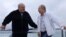 RUSSIA -- Russian President Vladimir Putin and his Belarusian counterpart Alyaksandr Lukashenka pose on a boat during trip on the Black Sea, May 29, 2021