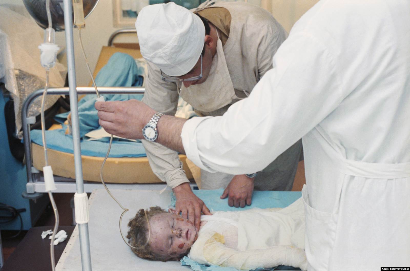 Пострадавший ребенок в ожоговом центре Уфы