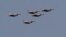 ISRAEL -- Israeli F-16 fighter jets perform a fly over Jerusalem during celebrations marking Israel’s 69th Independence Day, May 2, 2017