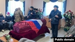 прощание с выпускником Куганакского детского дома Нуриахметовым Рустамом