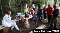 Протестующие в Ликино-Дулево, 17 июля 2019